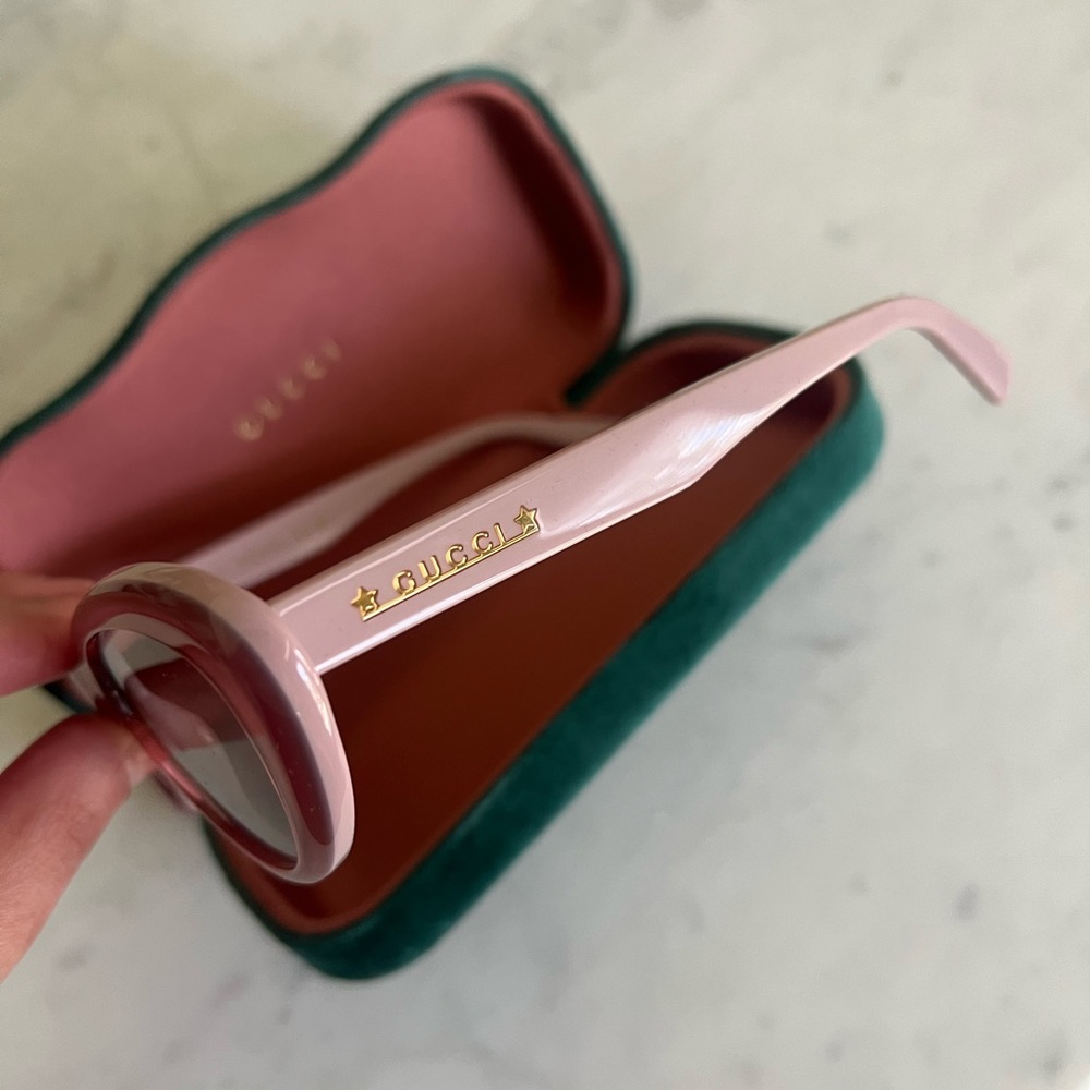 Pink Gucci Sunglasses - Picture 3 of 5